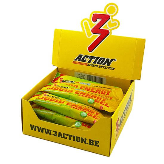 3Action Liquid Energy Gel Apple - doos 15x55ml