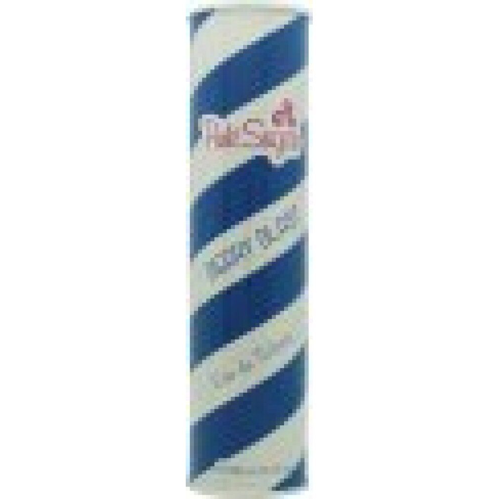 Aquolina Pink Sugar Berry Blast Edt Spray: cilindrische doos met blauw-witte strepen en merklogo.