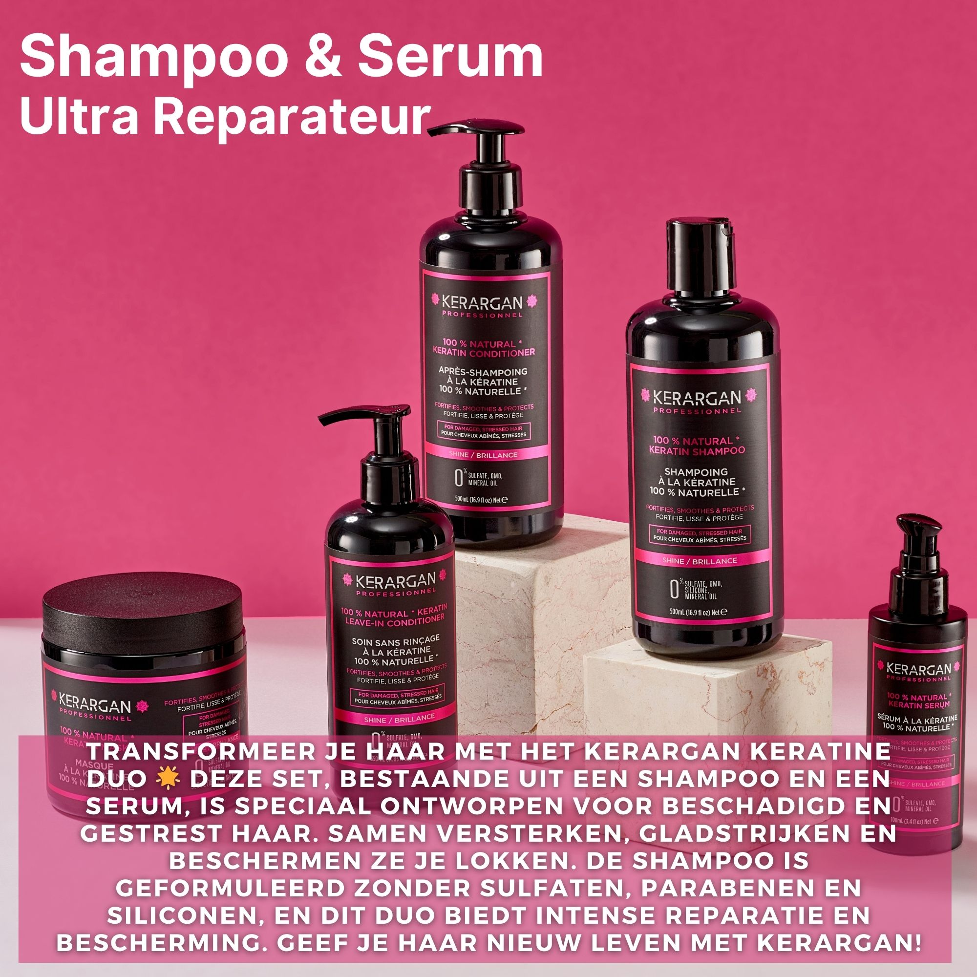 Kerargan - Duo Shampoo & Serum met Keratine