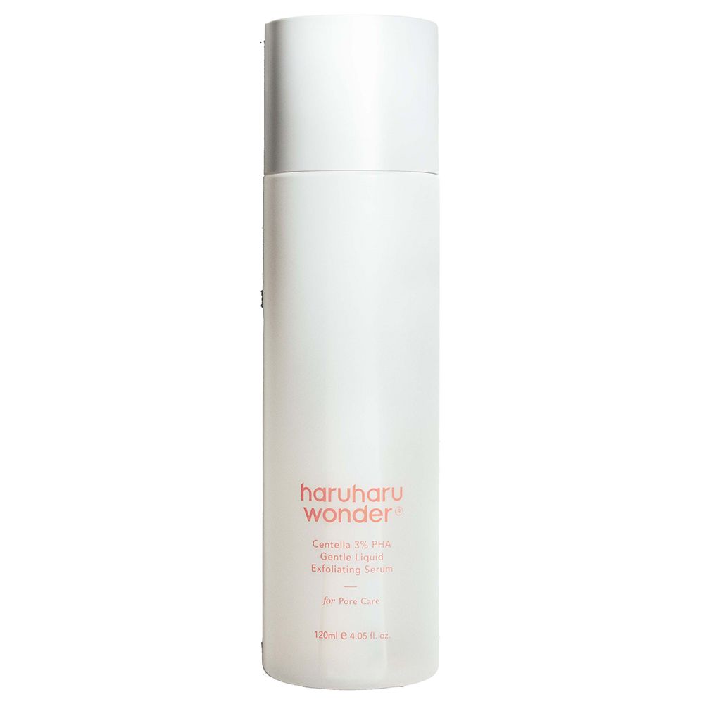 Gouttes de sérum HaruHaru Wonder montrant sa texture légère et rapidement absorbée.