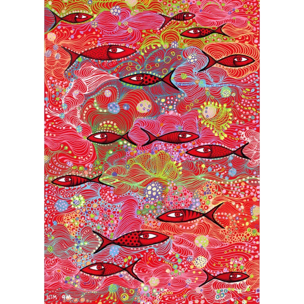 enjoy Puzzel Deep Red 1500 delen