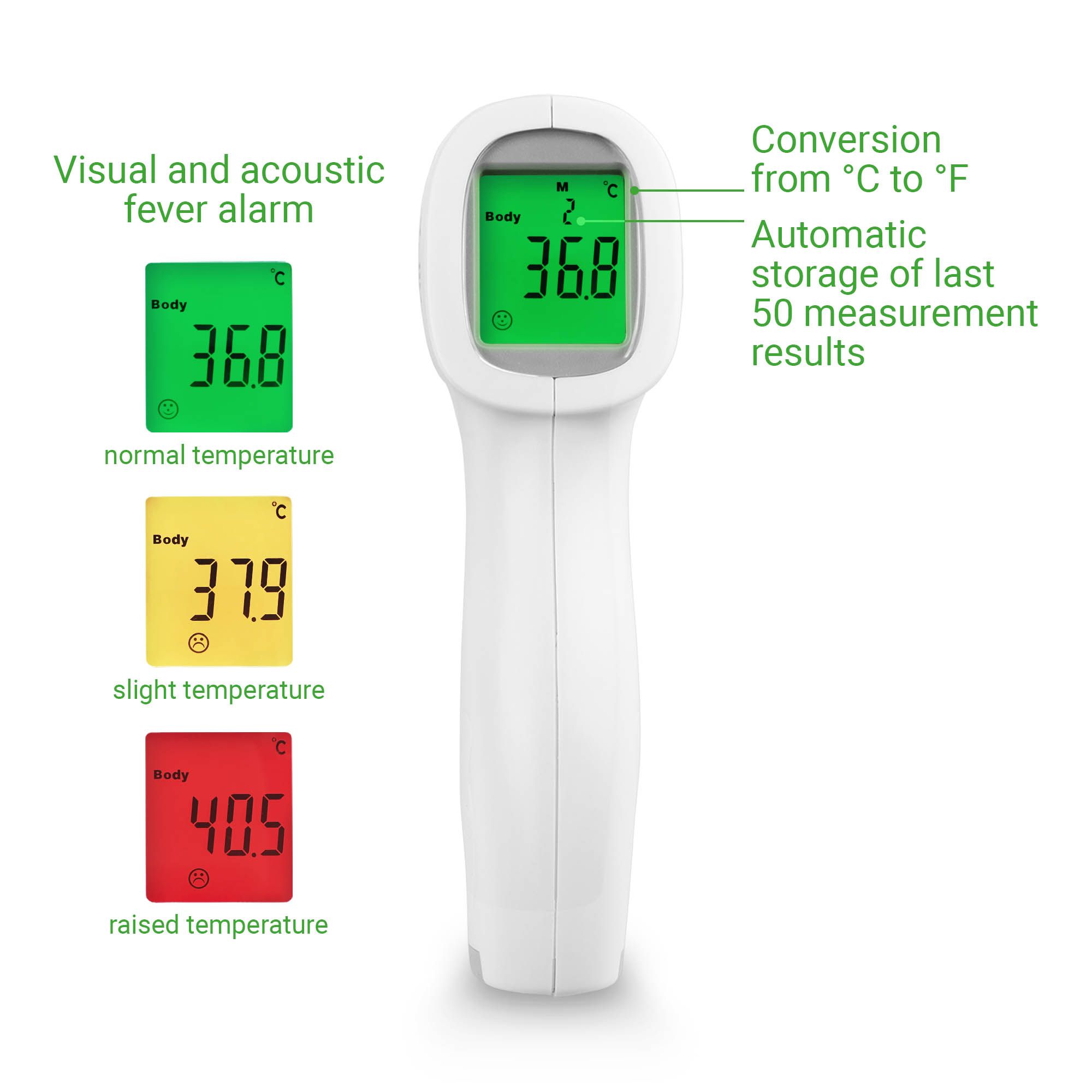 medisana TM A79 contactloze klinische thermometer