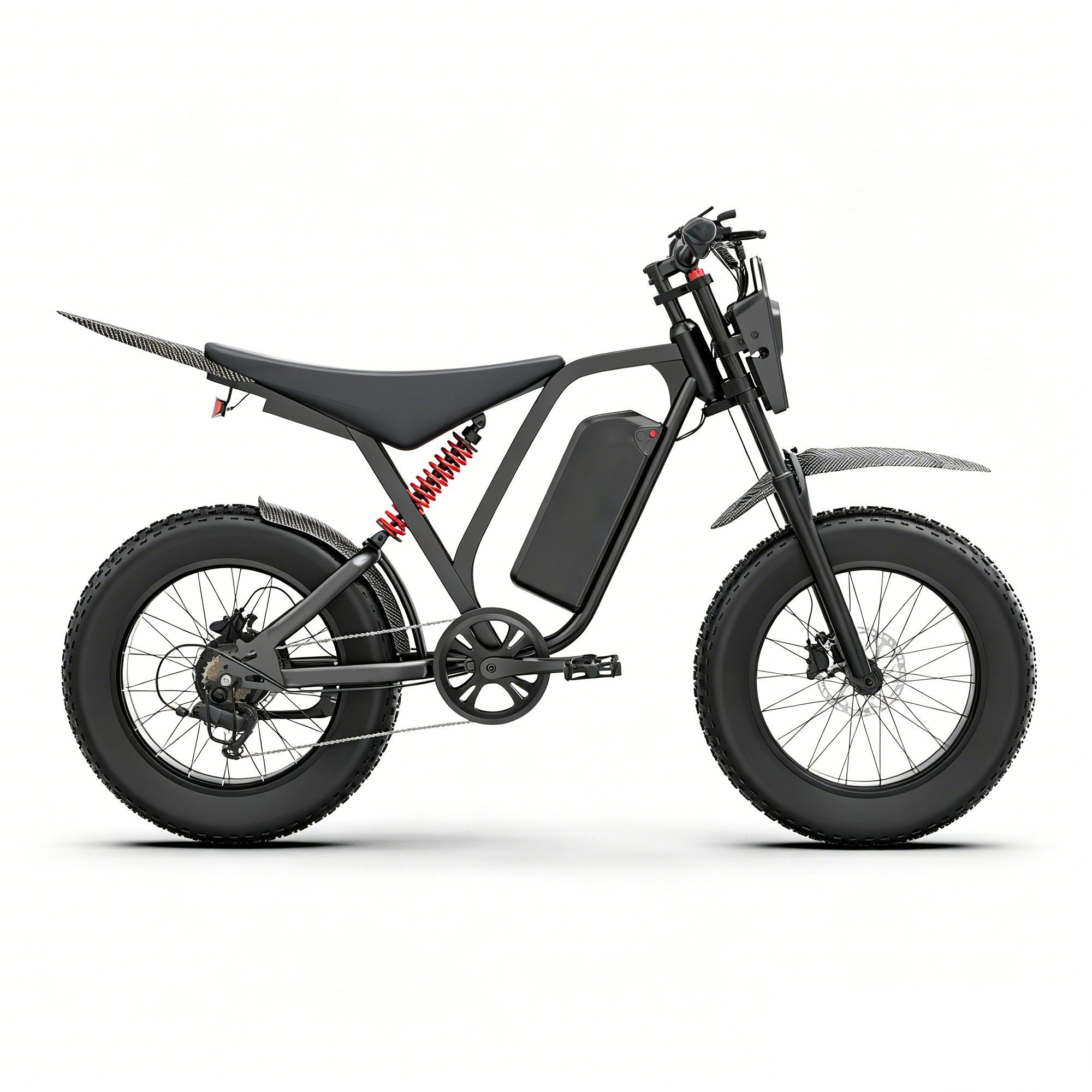 BLUVALL R700 Vélo électrique tout-terrain, batterie 52 V 25 Ah