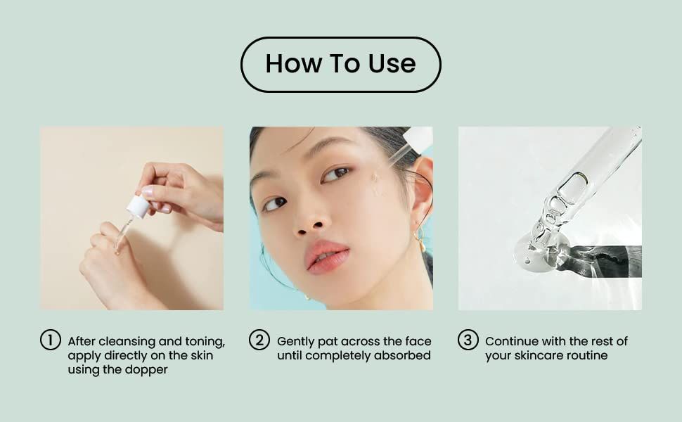 Drie afbeeldingen tonen het gebruik van het product. Tekst: How To Use.