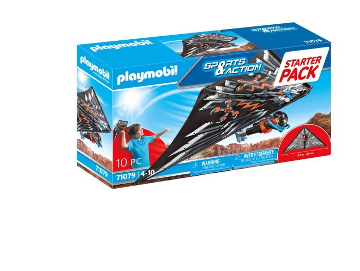 playmobil 71079 Starter Pack Sports & Action Dragonflying, jeu de construction