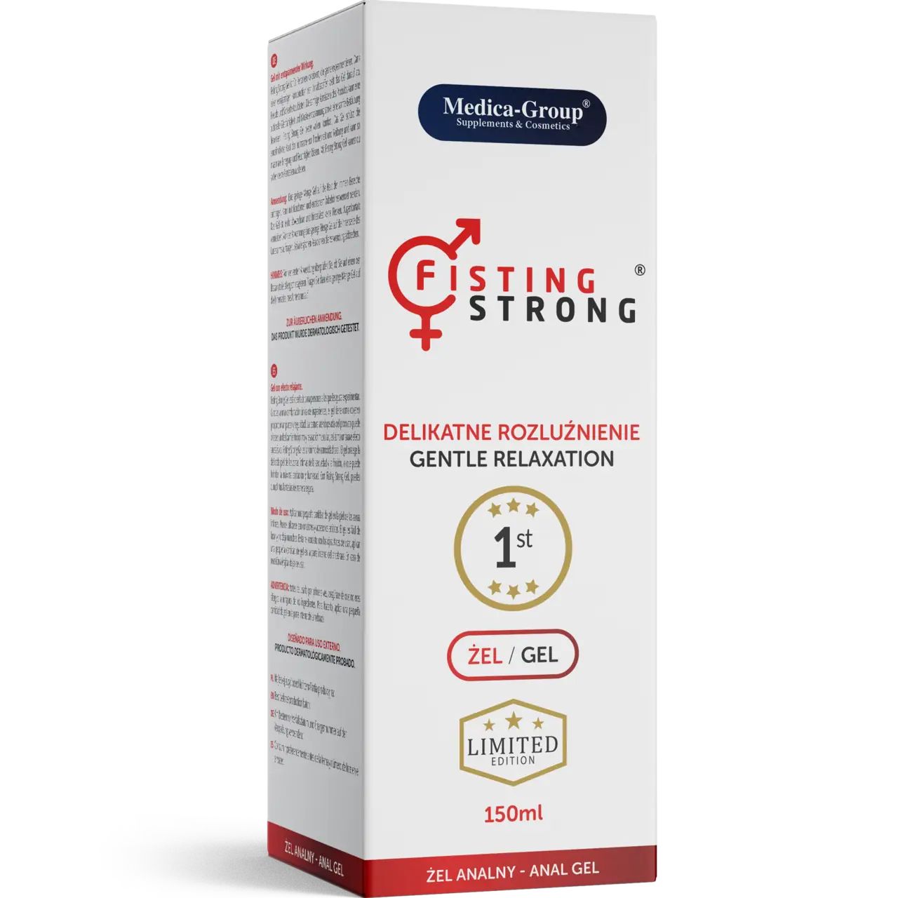 Emballage Medica-Group Fisting Strong Gel anal. Gentle Relaxation.