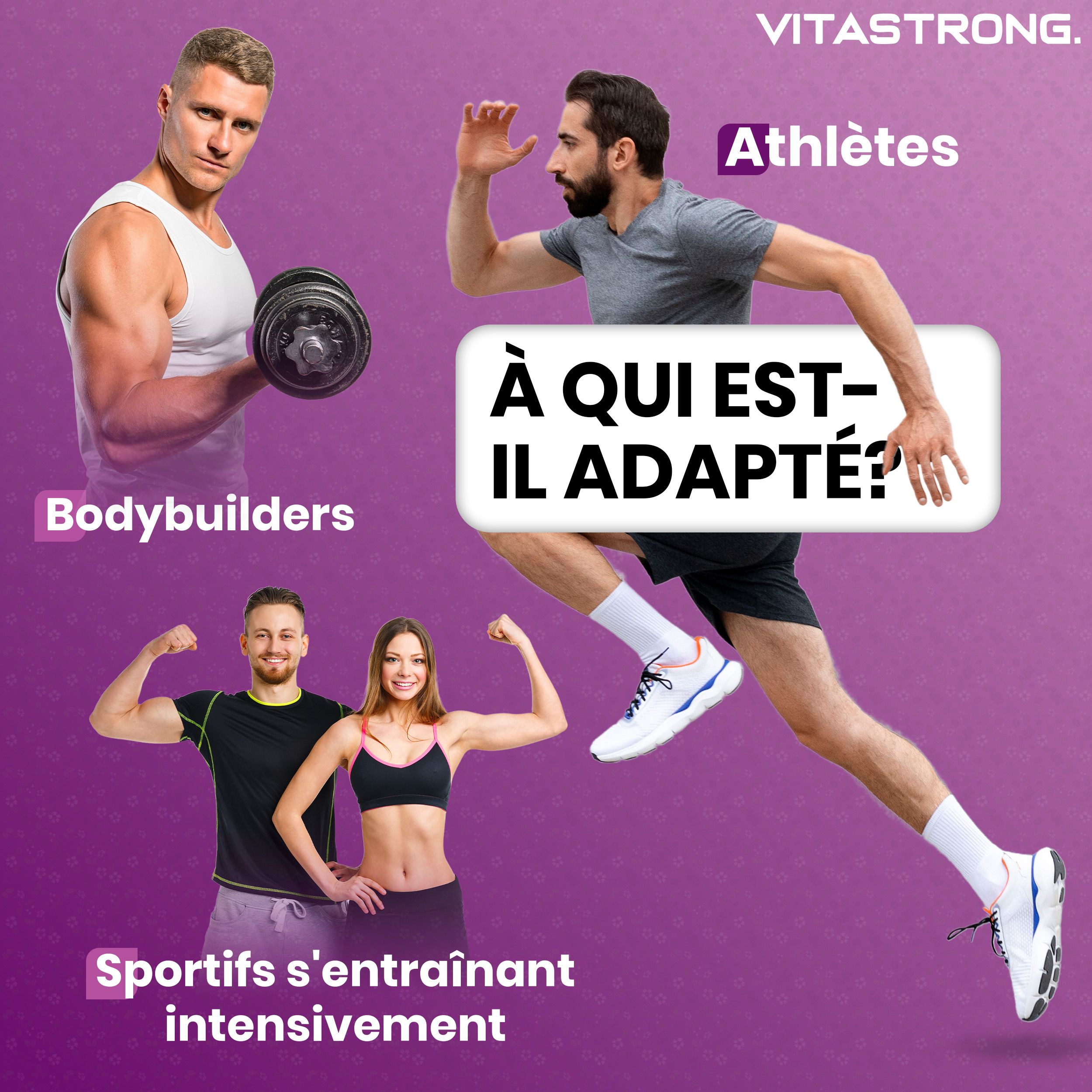 Vitastrong EAA Pro, pot. 9 essentiële aminozuren. Eén doel: uw groei. Gemaakt in Europa. Laboratorium getest.