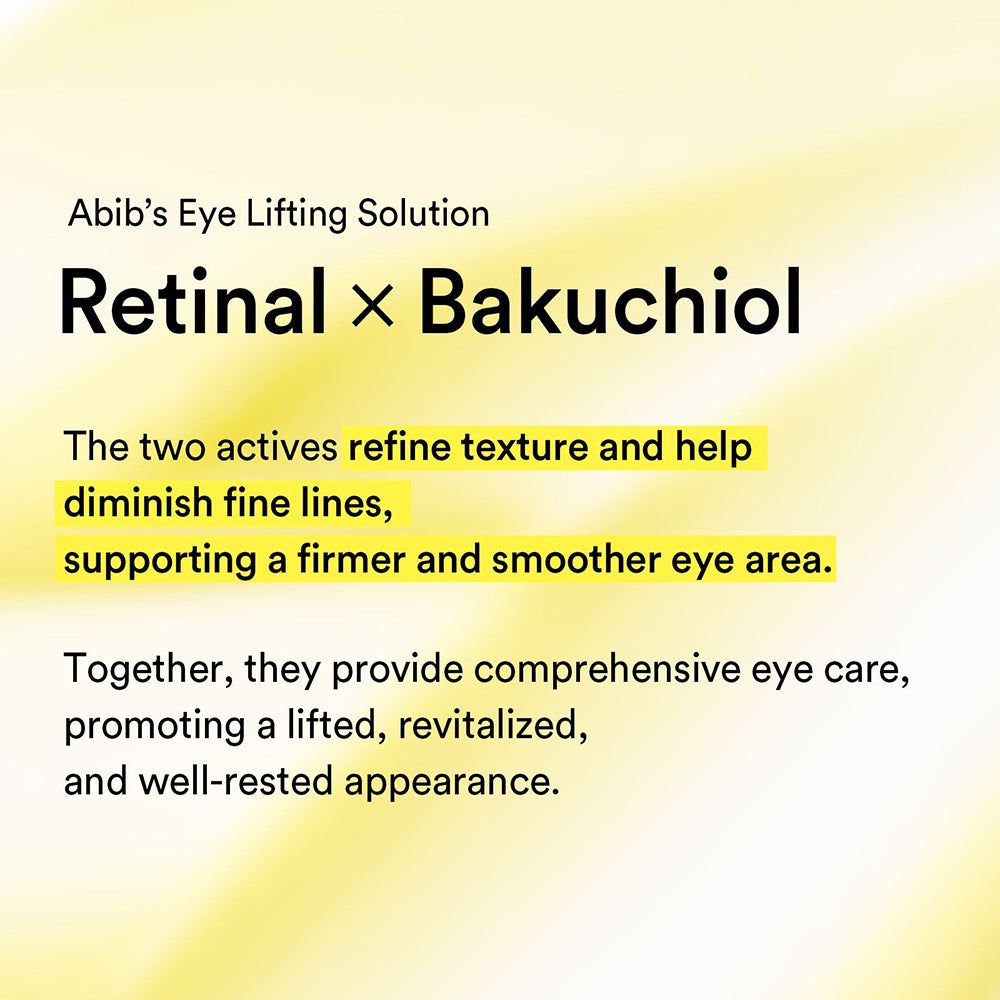 ABIB Retinal Eye Serum Lifting Solution: Retinal x Bakuchiol voor een gladdere huid.