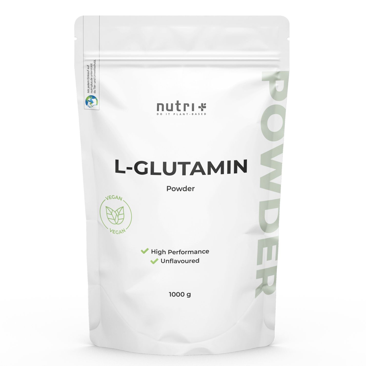 nutri+ L-Glutamine en poudre