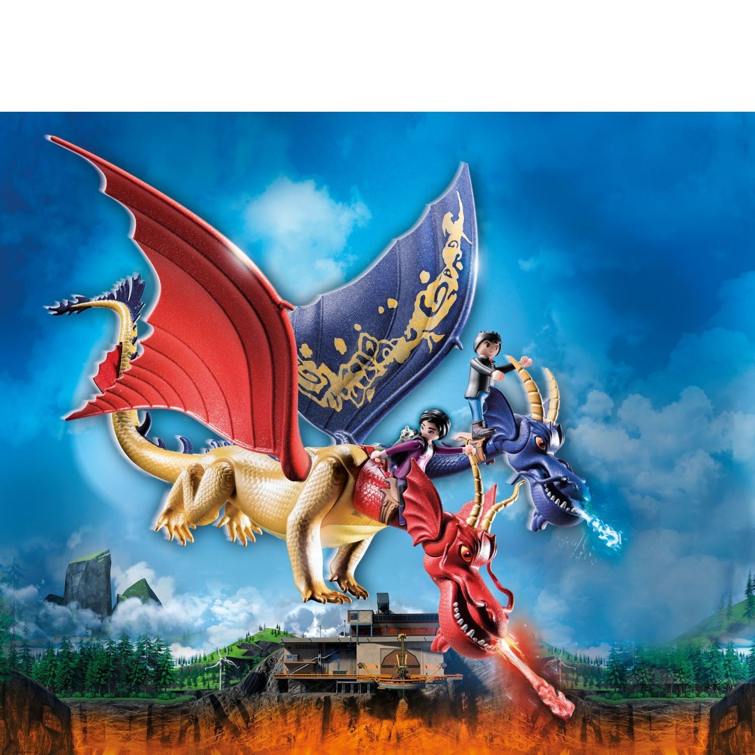 playmobil 71080 Dragons : The Nine Realms - Wu & Wei, Jeu de construction