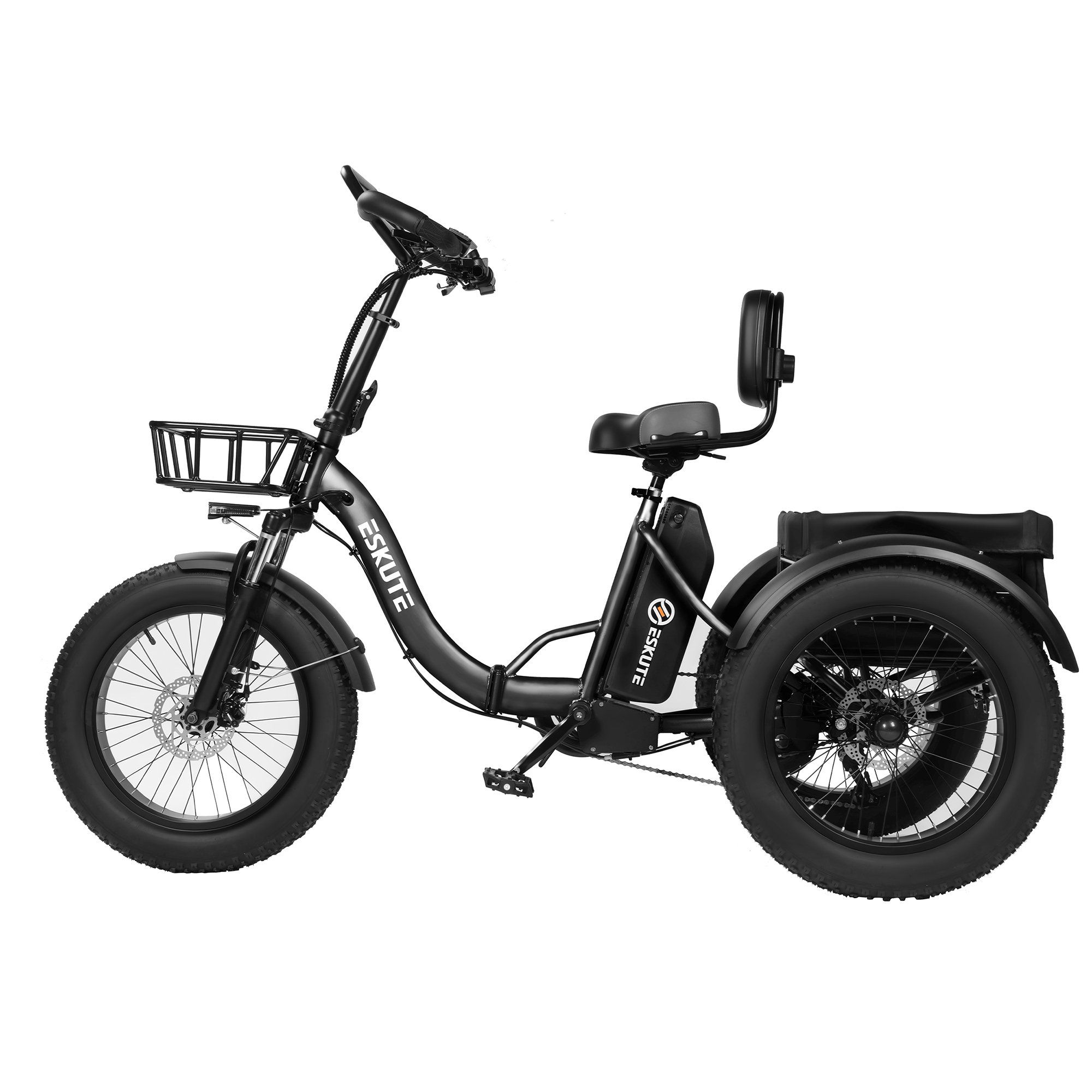 ESKUTE T302 Pro Tricycle cargo électrique, batterie 48 V 20,8 Ah