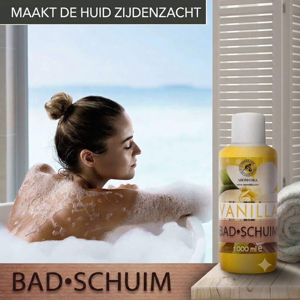 Aromatika Vanille badschuim fles 1000 ml.
