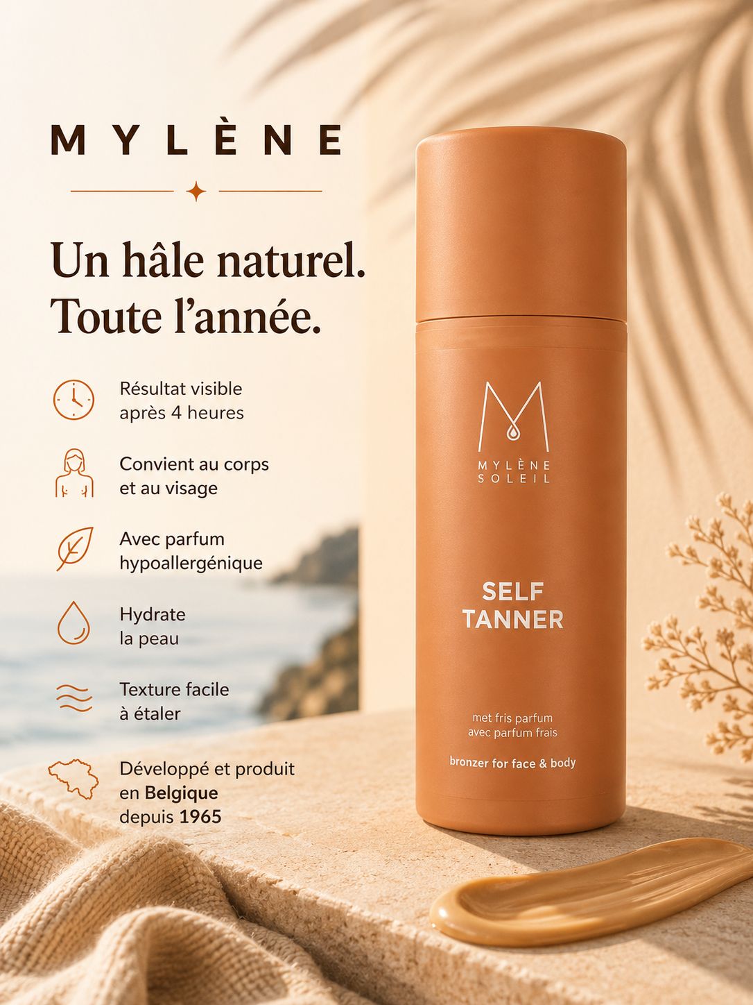 Mylène Self Tanner | Autobronzant pour le corps et le visage
