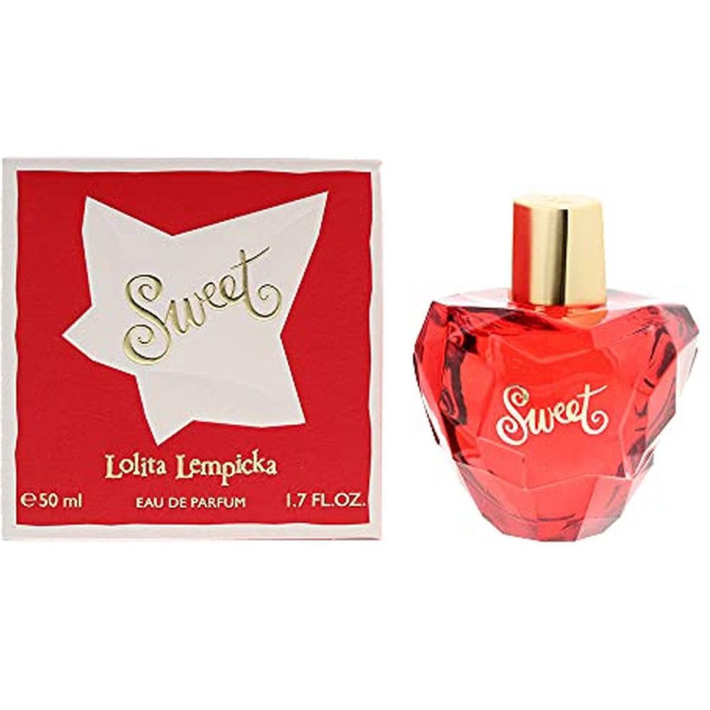 Lolita Lempicka 'Sweet' Eau de Parfum fles (50 ml) en verpakking.