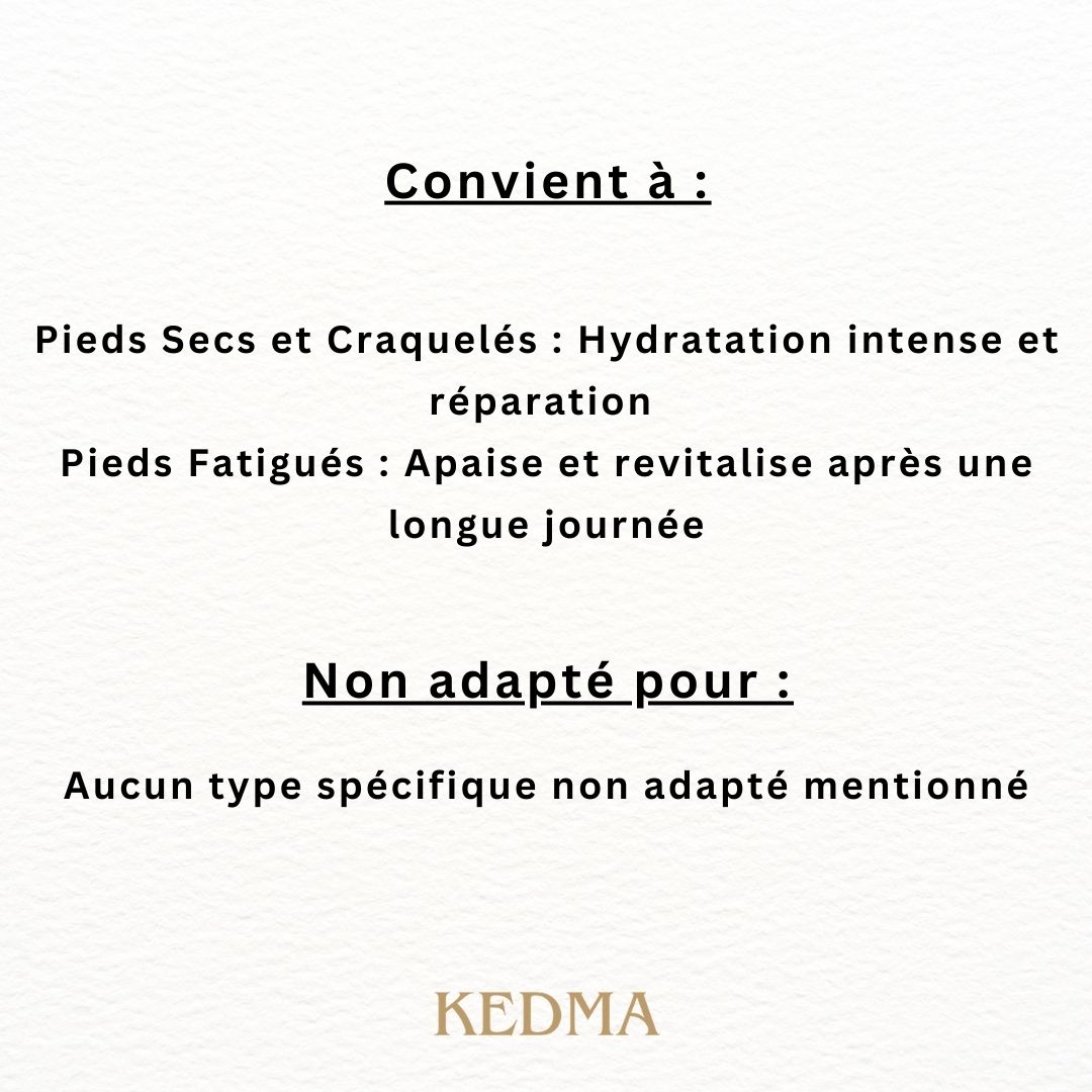 Kedma - Crème Pieds aux Minéraux de la Mer Morte