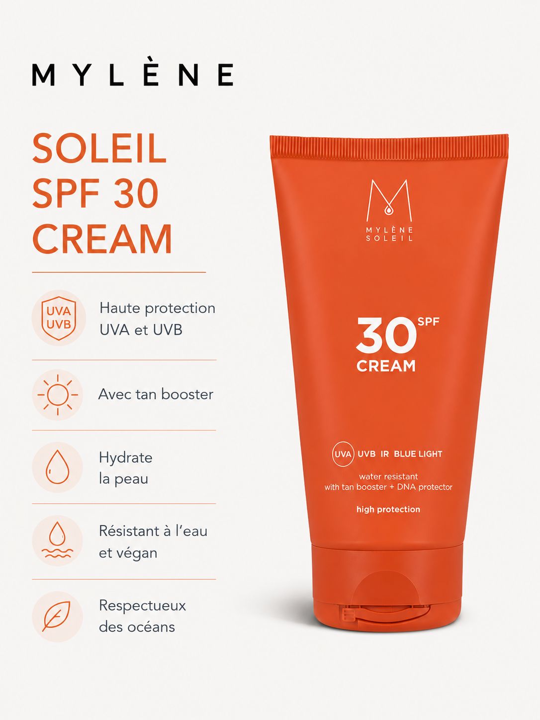 Mylène Soleil SPF 30 Cream | Crème solaire SPF 30