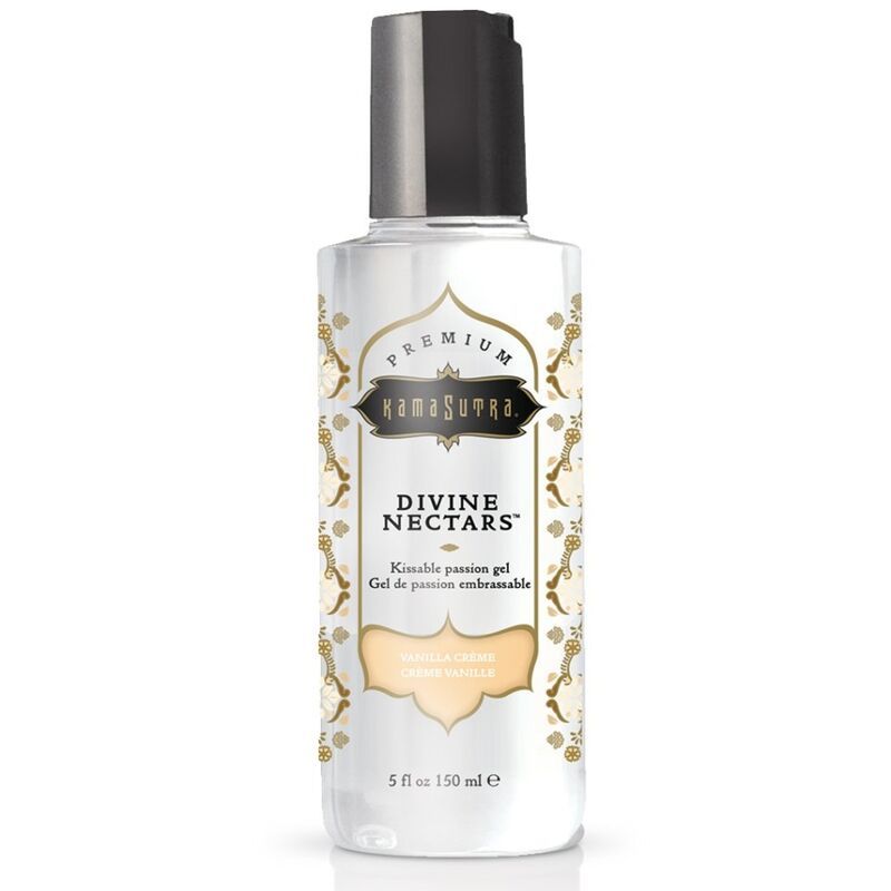 KamaSutra Divine Nectars : Gel de passion à embrasser, flacon de 150 ml.