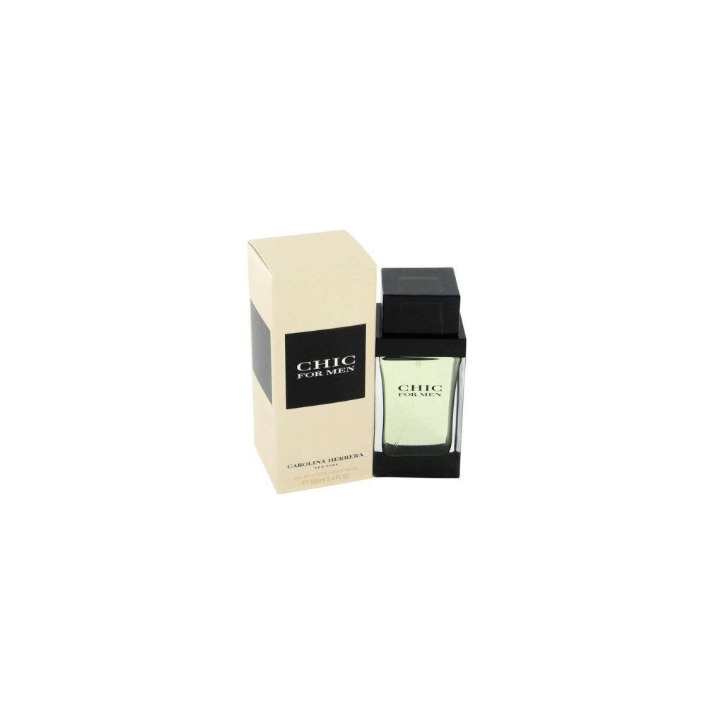 Carolina Herrera Chic for Men Eau de Toilette flacon en verpakking.