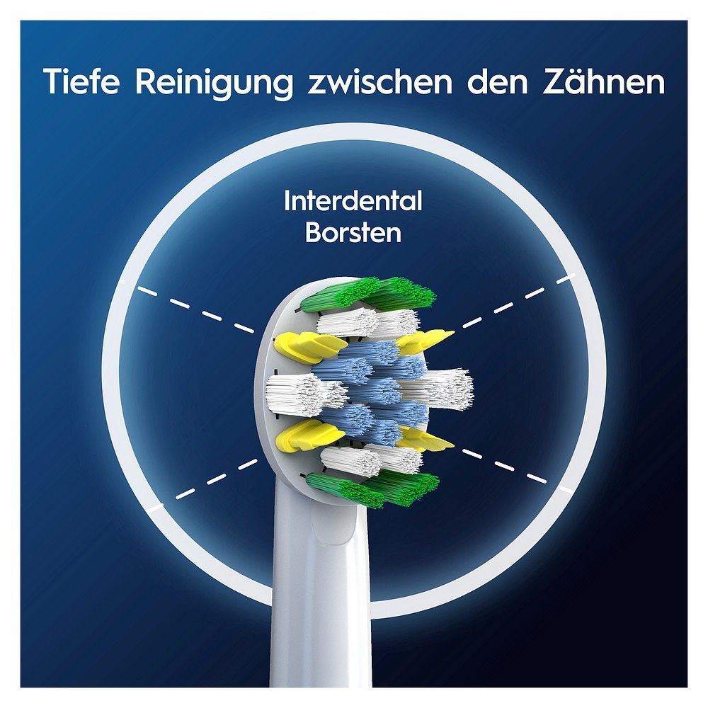 Oral-B PRO opzetborstels voor diepe reiniging tussen de tanden.
