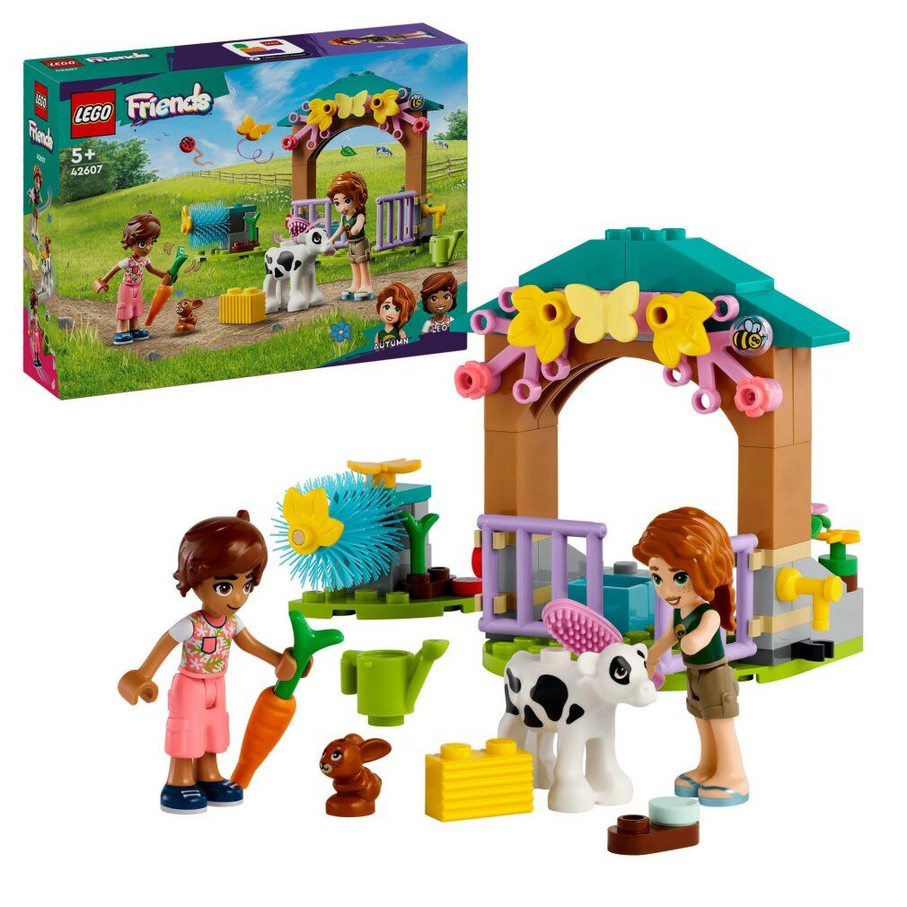 Ensemble LEGO Friends. Figurines, animal, bâtiment et accessoires. L'emballage montre l'ensemble. 5 ans et plus.