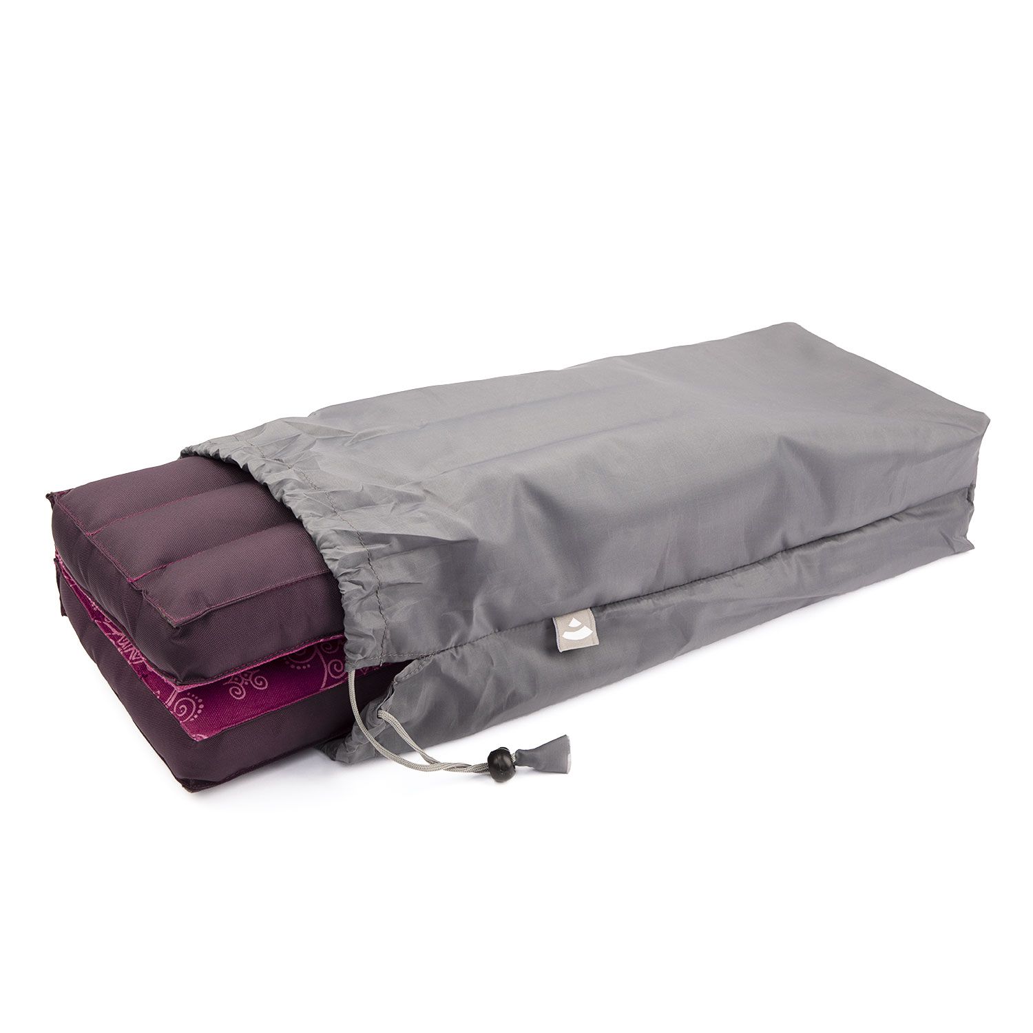 bodhi Maharaja collectie: Opvouwbaar meditatiekussen, bes