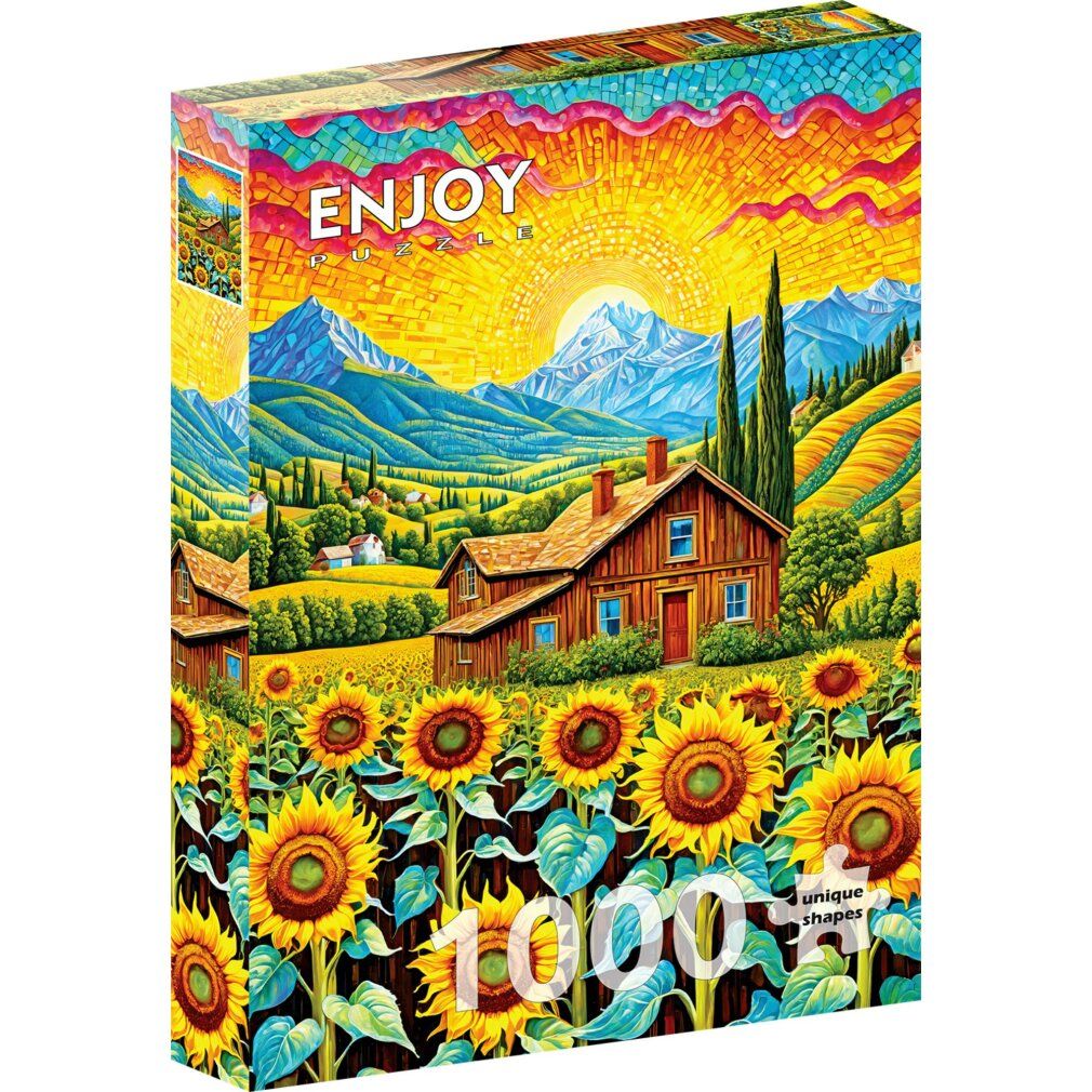 annÉe Puzzle Sunflower House 1000 pièces