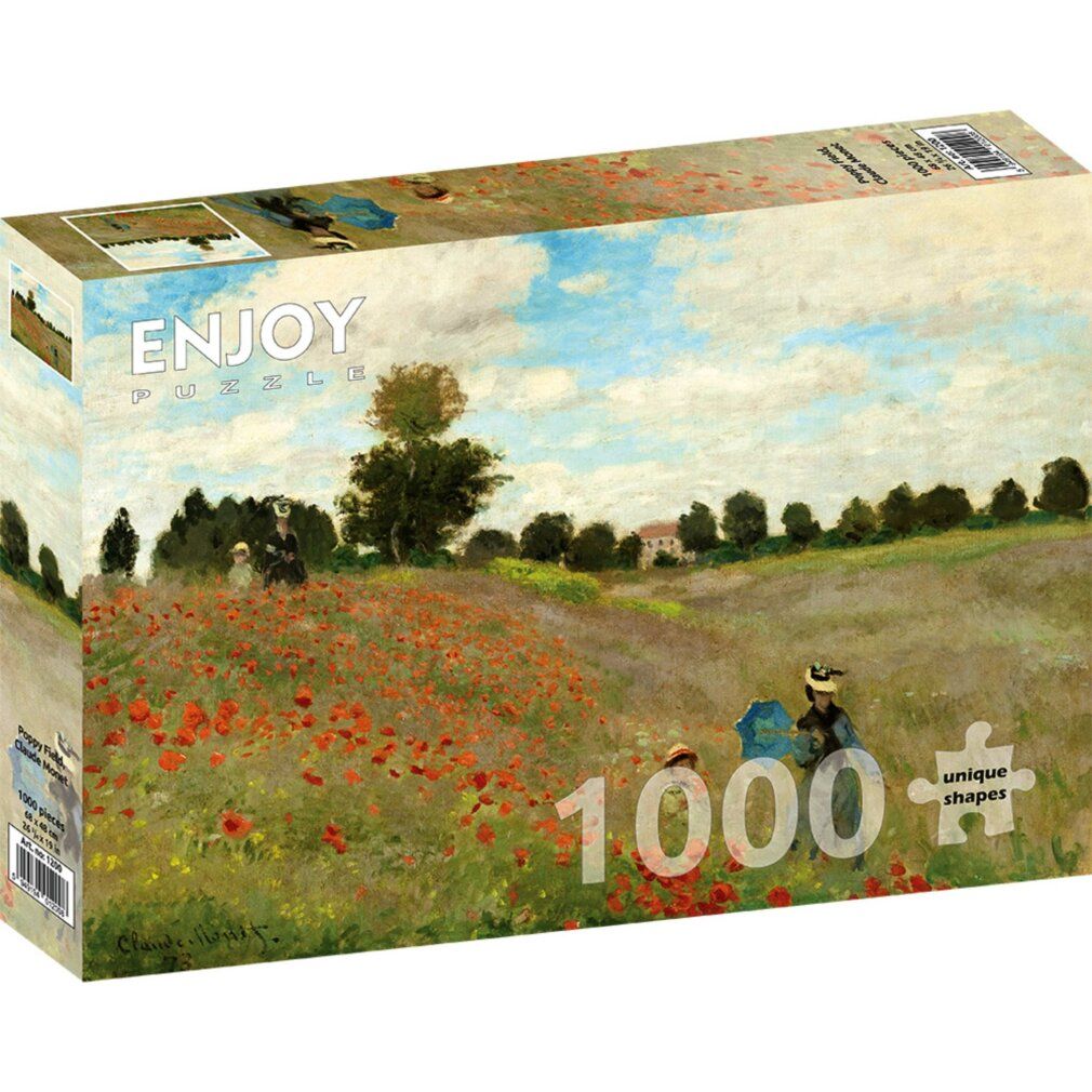 enjoy Puzzel Claude Monet: Mohnfeld 1000 stuks