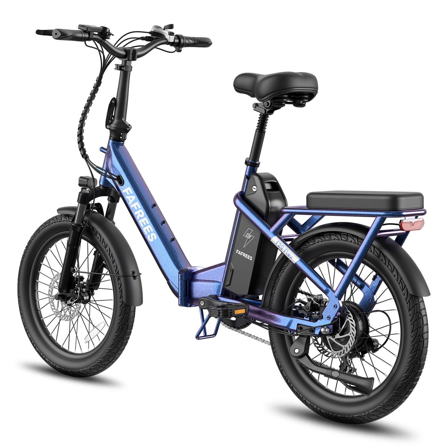 FAFREES F20 Flex Elektrische fiets voor woon-werkverkeer met 36V 20Ah accu / 100 km actieradius