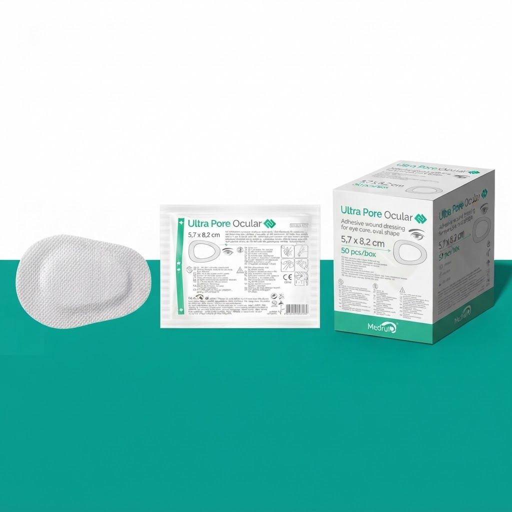 Medrull: Sachet individuel et boîte, 5,7 x 8,2 cm.