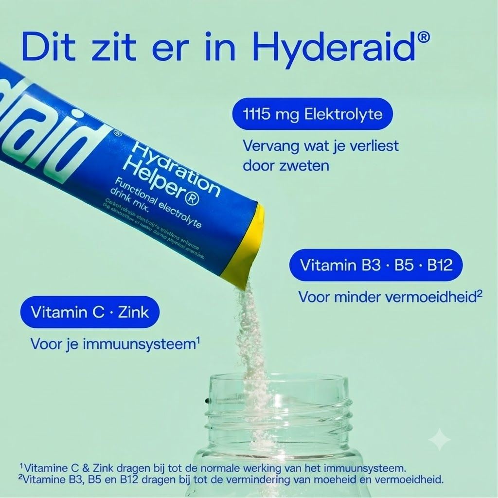 Hydraid Hydration Helper zak met 25 sticks, bessensmaak.
