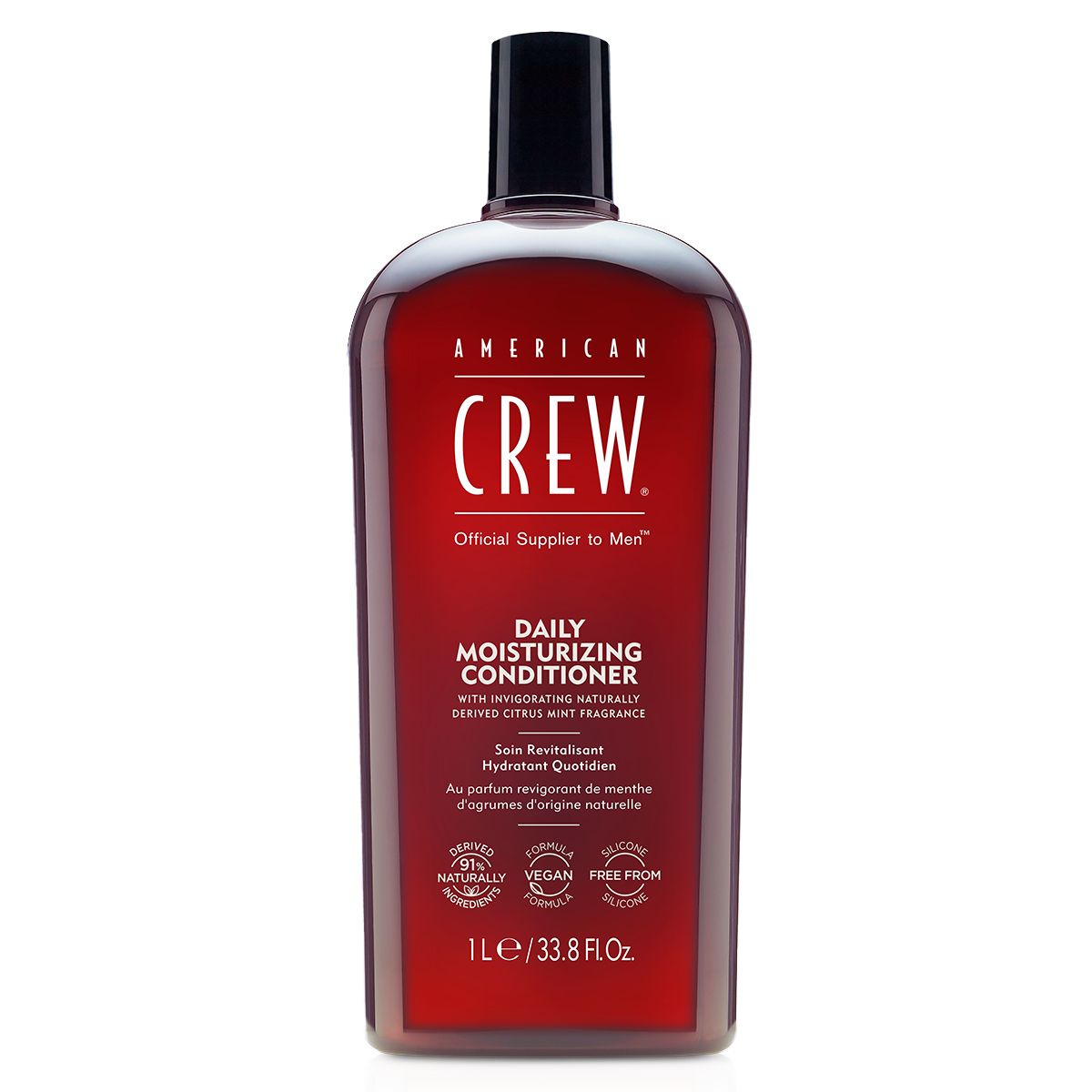 American Crew Daily Moisturizing Conditioner rode fles, 1L.
