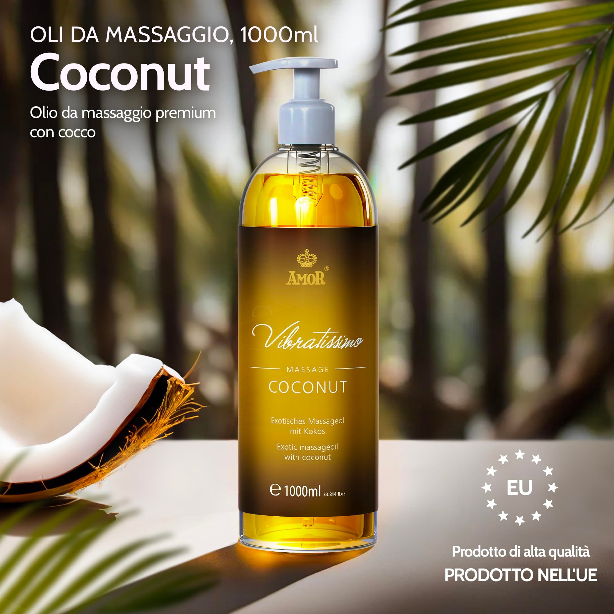 Vibratissimo Huile de Massage Coconut
