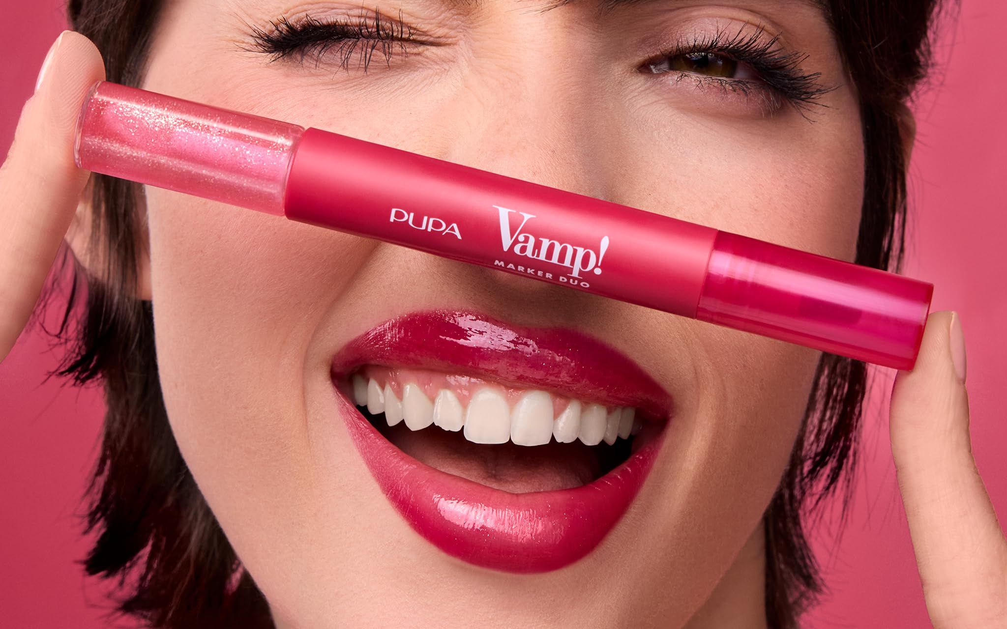 Pupa Vamp! Marker Duo Rouge à Lèvres + Gloss 008 Orange Sorbet