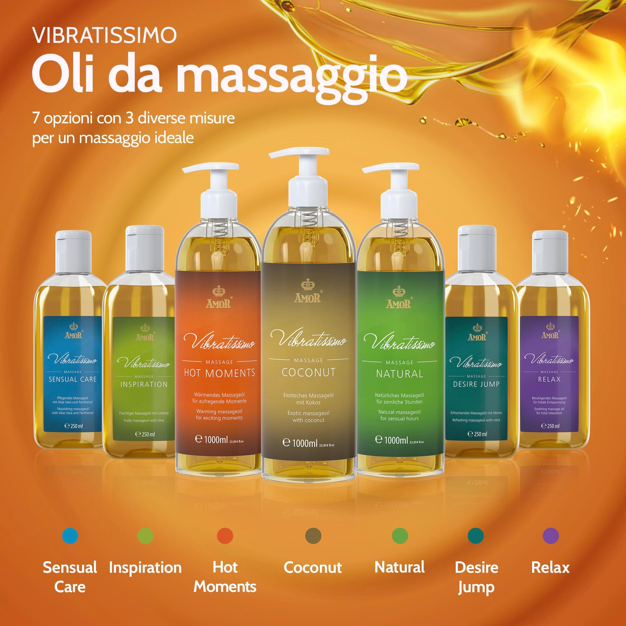 Vibratissimo Huile de Massage Hot Moments