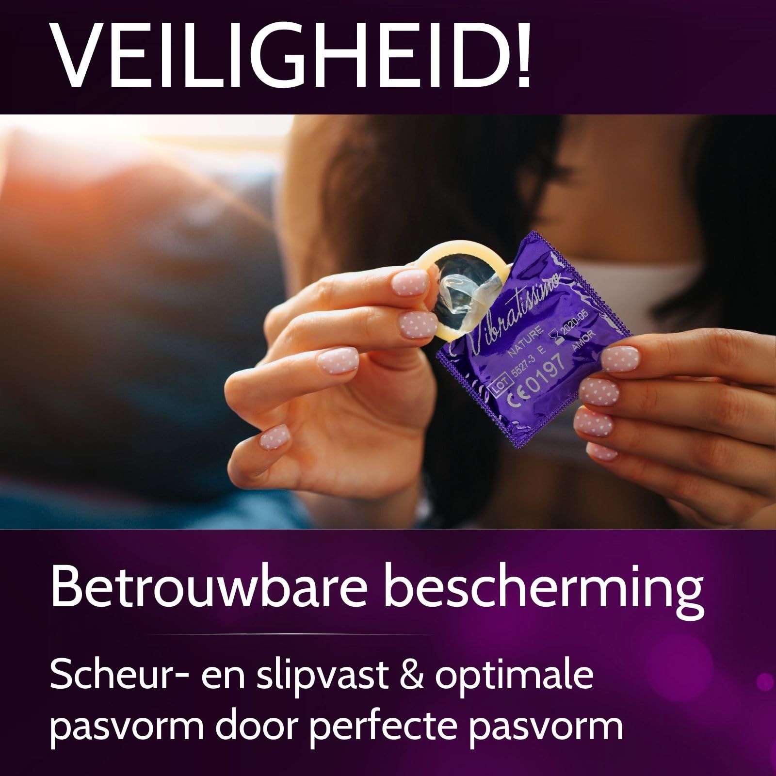Vibratissimo: Betrouwbare bescherming, scheurvast, slipvast, anatomische pasvorm.