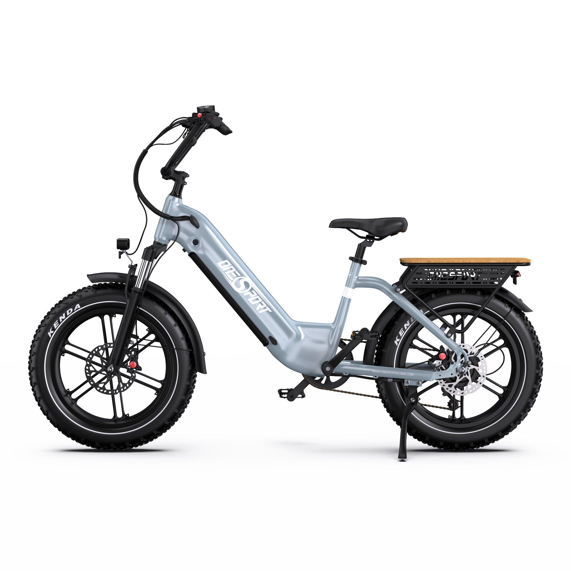 ONESPORT OT08 Vélo électrique tout-terrain - Moteur 500 W - Batterie 48 V 18 Ah