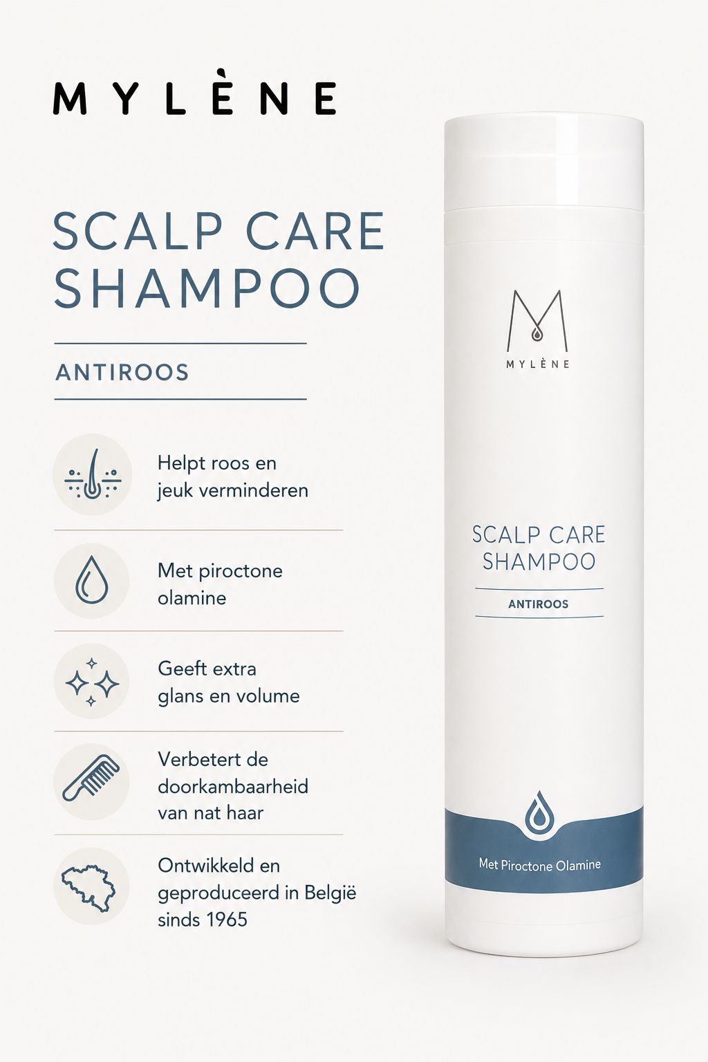 Mylène Haircare Routine Set | Tegen roos en jeukende hoofdhuid