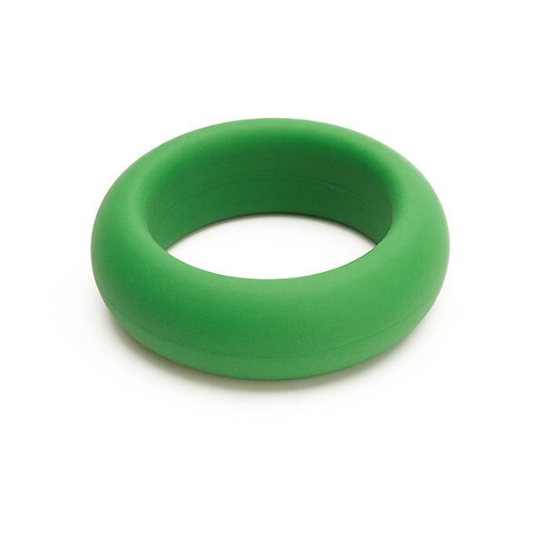 Groene Je Joue siliconen C-ring, level 2, medium stretch, geïsoleerd.
