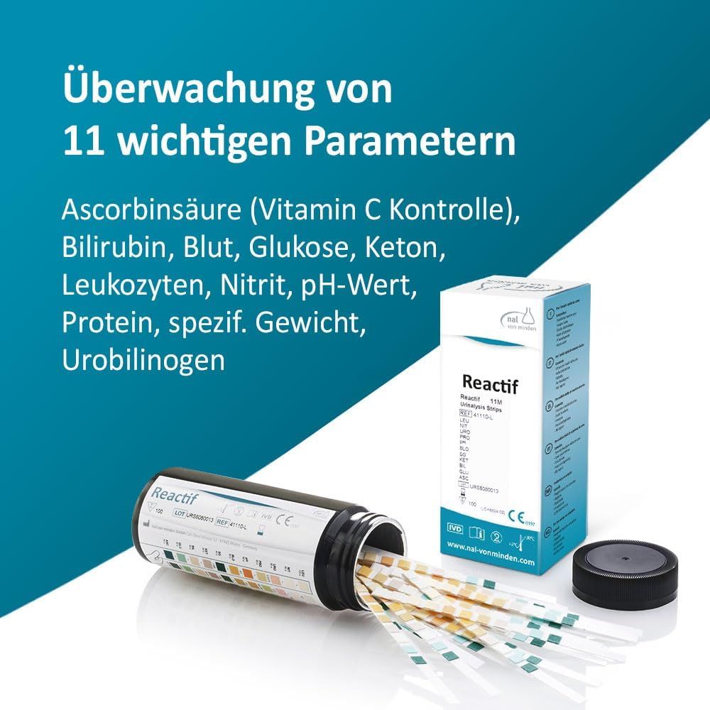 Reactif gezondheidstest - urineteststrips voor 11 parameters