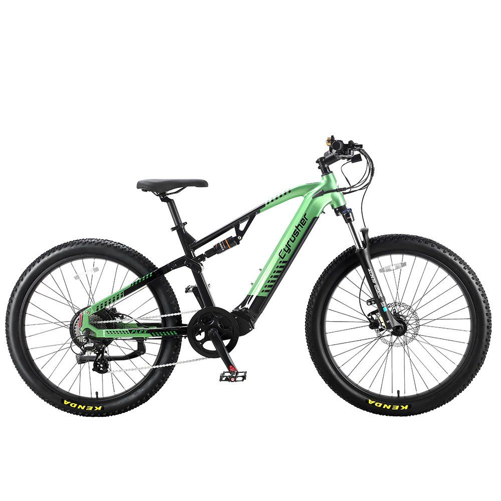 Cyrusher Flex Volledig geveerde elektrische fiets, 48V 15Ah