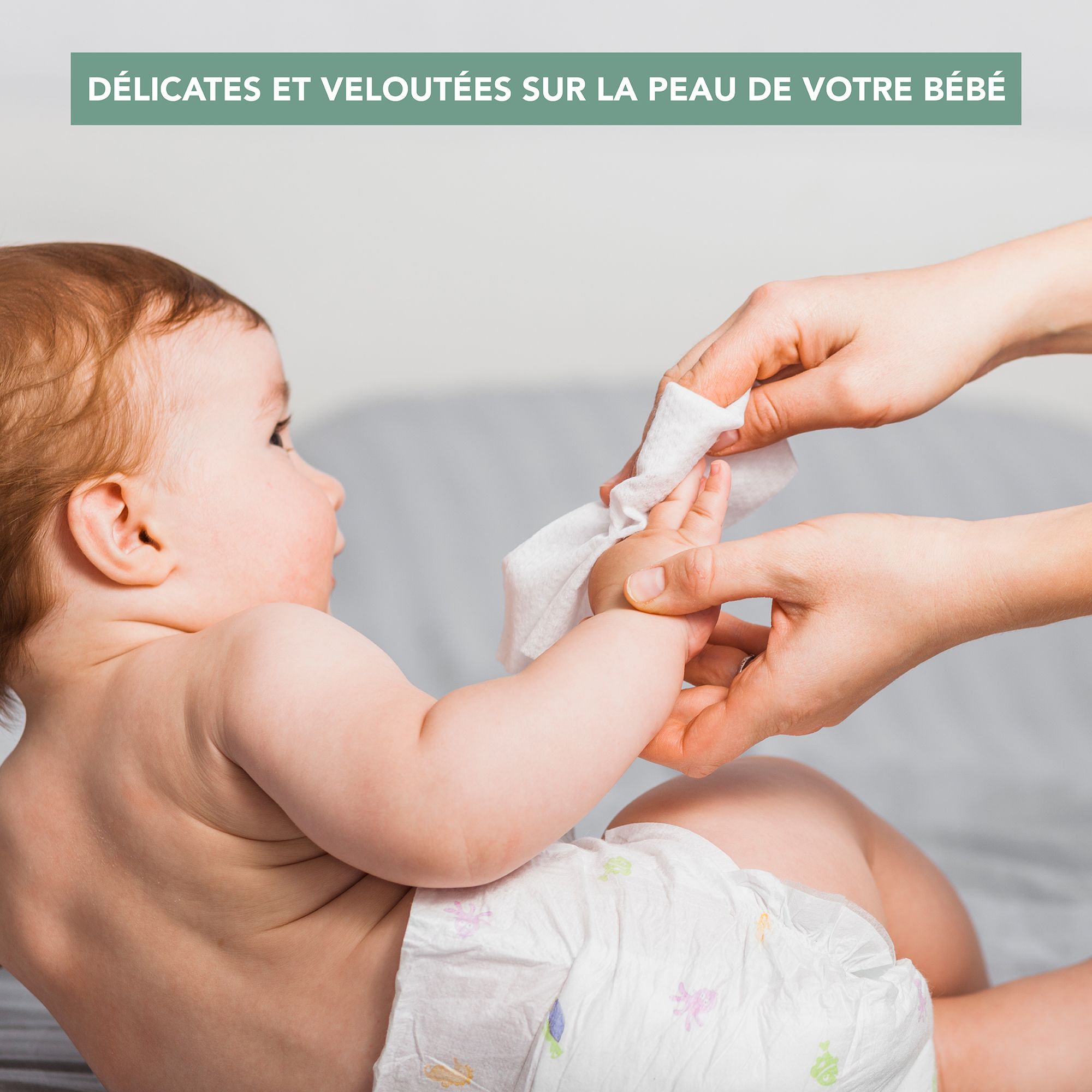 Kikido Lingettes Bébé au Talc