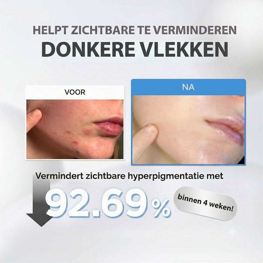 SKIN1004 Ampoule met druppels die op de huid vallen.