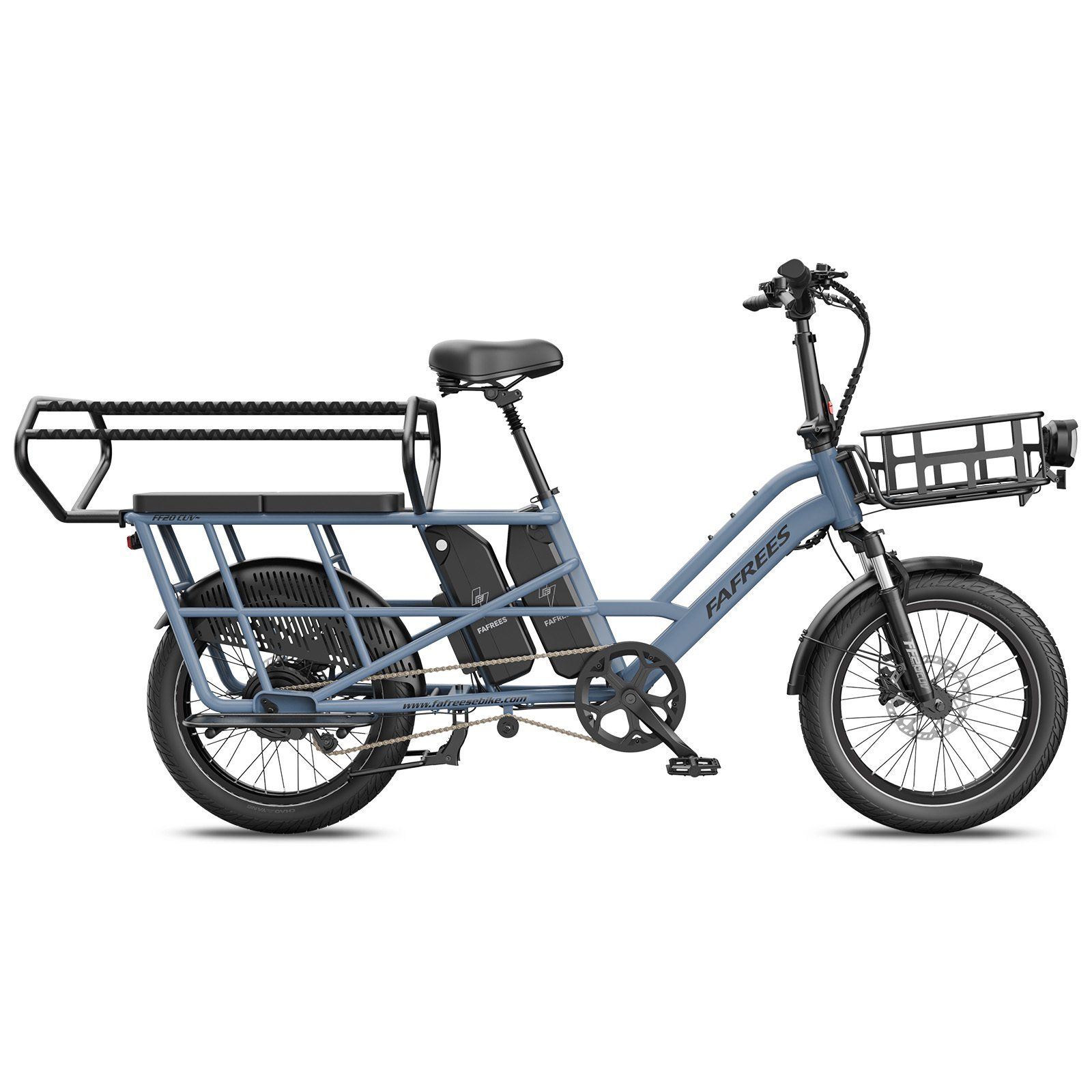FAFREES FF20 CUV Vélo électrique modulable à longue queue – Double batterie 30 Ah