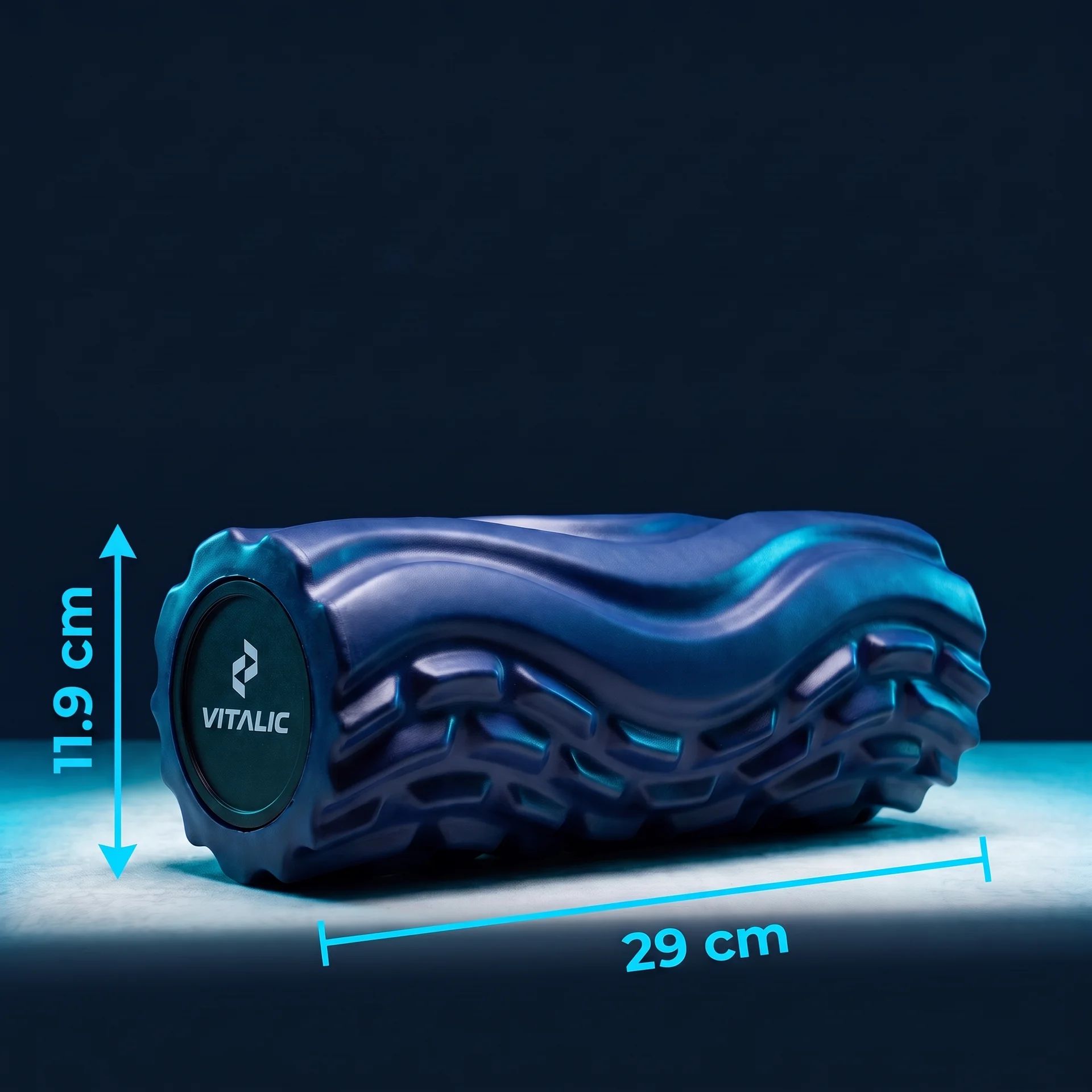 VITALIC Rouleau vibrant en mousse – Massage dos, nuque, corps – Trigger point | VITALIC