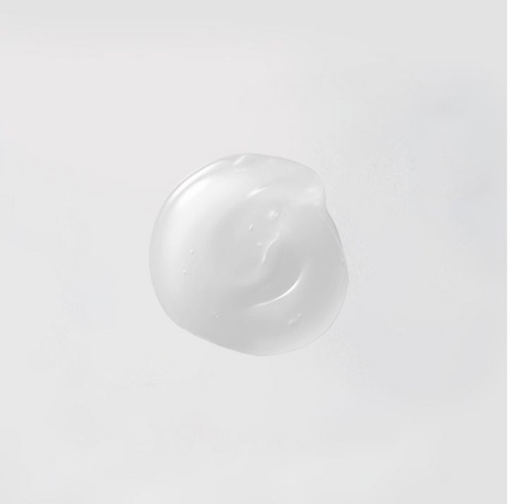 Wit gel, spiraalvormig op lichte achtergrond.