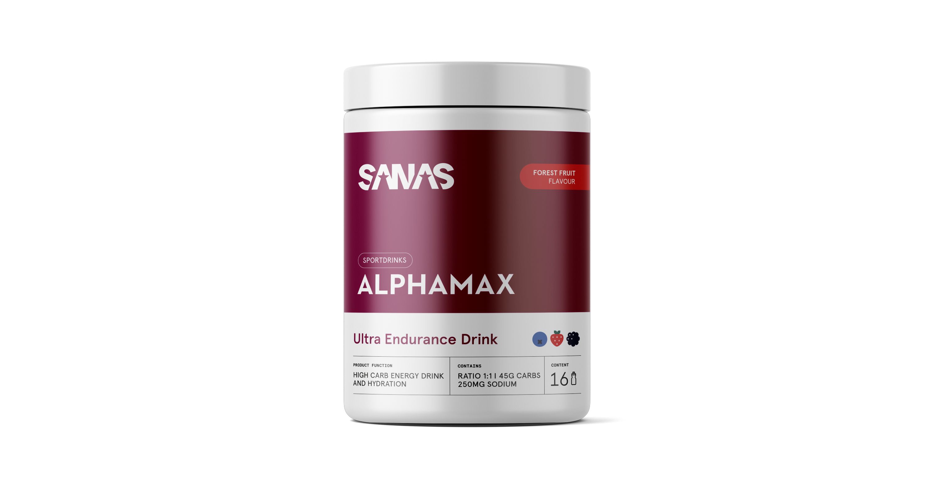 Sanas Alphamax Drink Forest Fruit