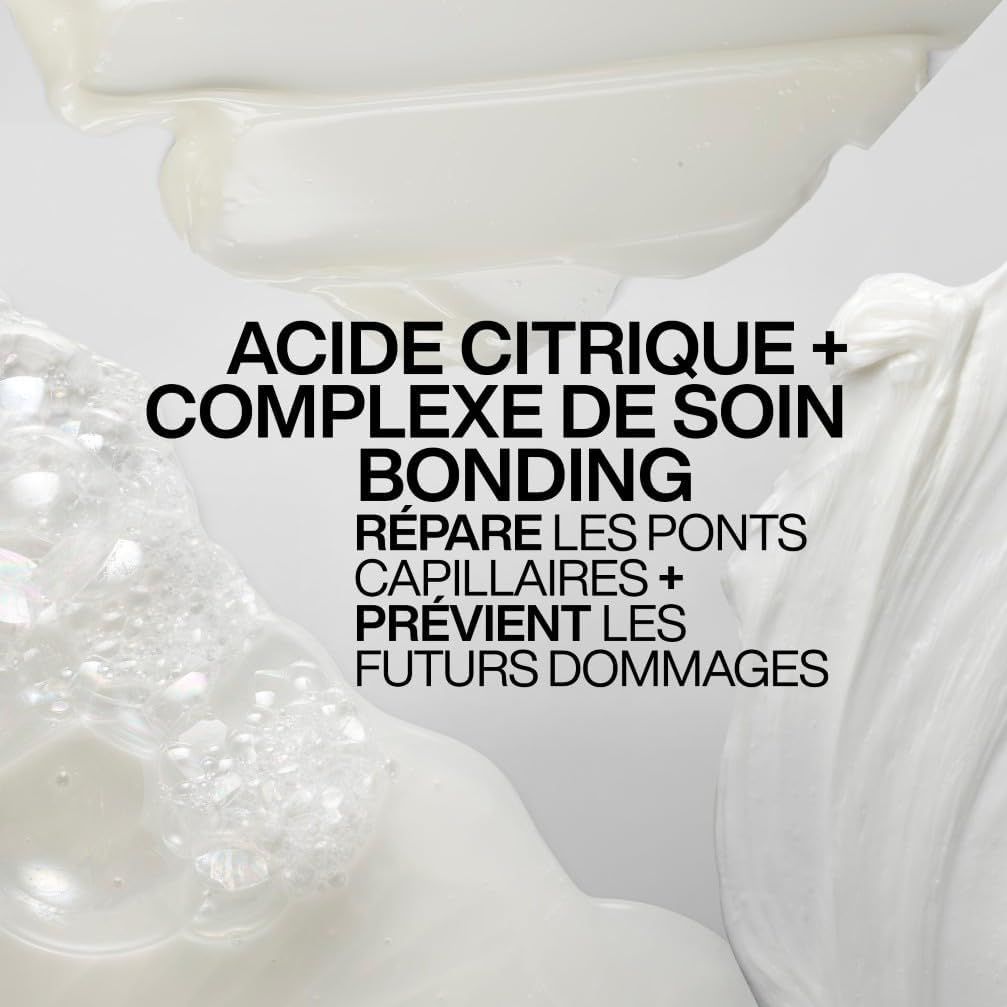 Texture du traitement sans rinçage Redken Acidic Bonding Concentrate avec bulles.