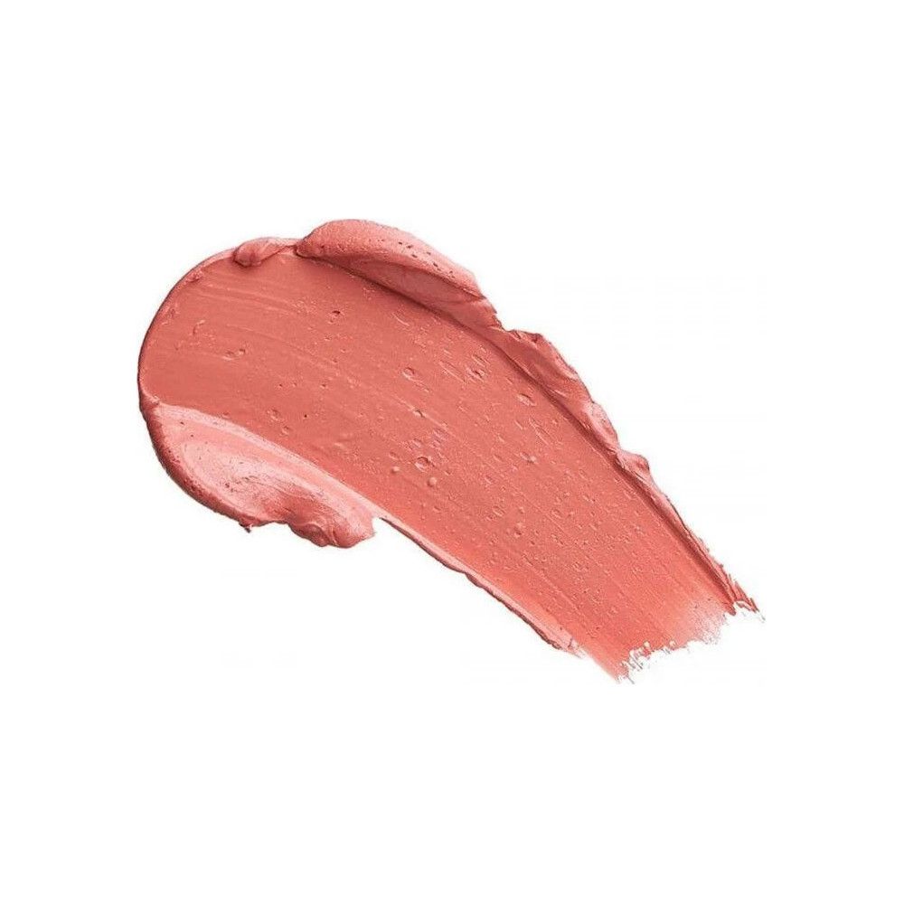 Échantillon de gloss rose. Texture visible.