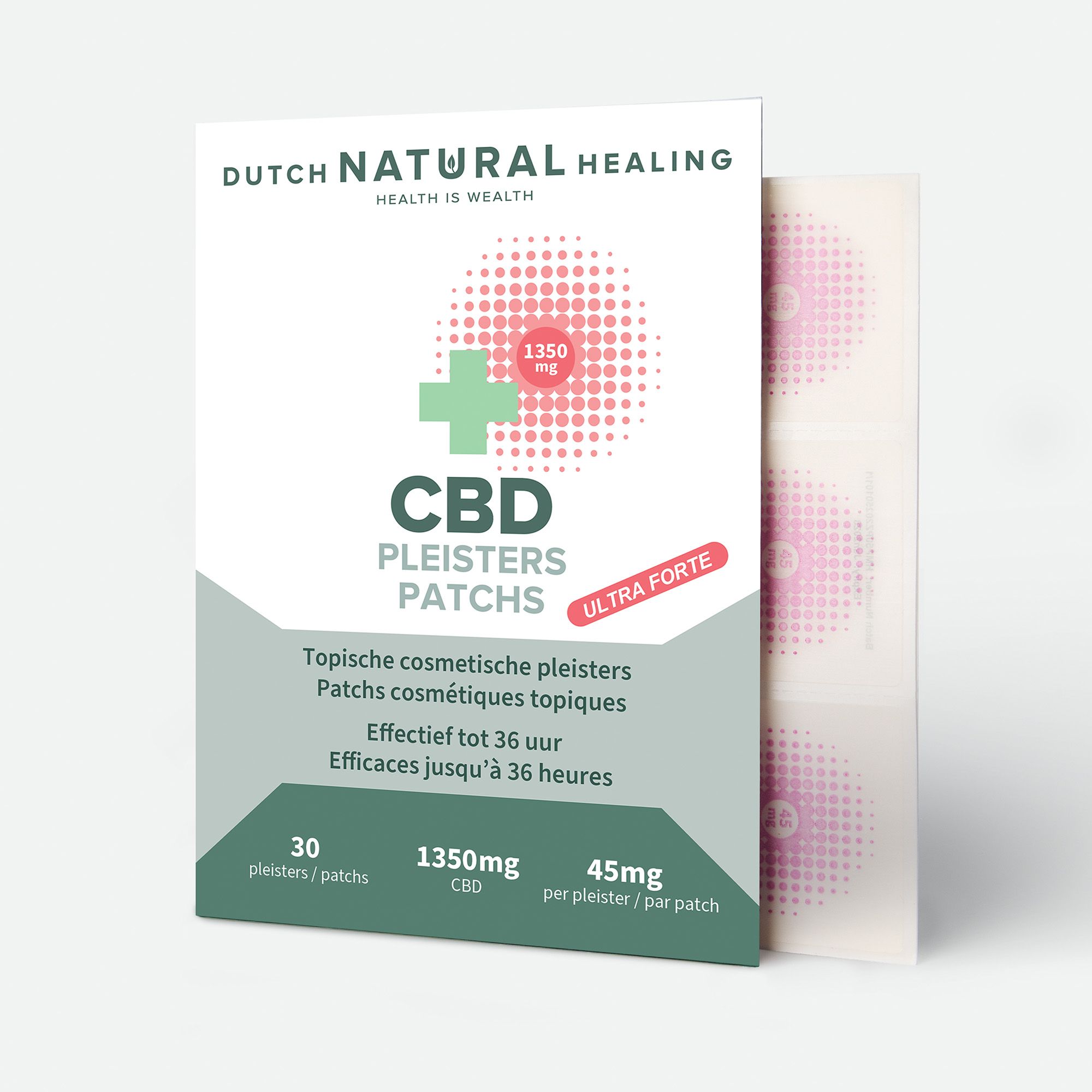 Dutch Natural Healing® CBD Pleisters - Ultra Sterk