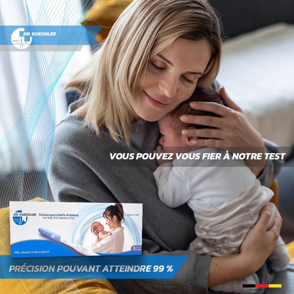 Test de grossesse Dr. Kuechler: Confiance et précision.